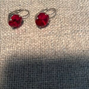 Sabika earrings red